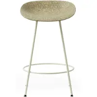 Normann Copenhagen Barstoel Mat Barstool 65 cm Cream Steel Seaweed