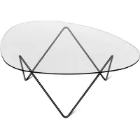 Gubi Pedrera Salontafel Black Semi Matt
