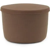 Normann Copenhagen Poef Hide Storage Pouf Small Brown