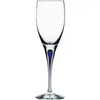 Orrefors Intermezzo Blue Wittewijnglas 19 Cl - Wijnglazen Mondgeblazen Glas Clear - 6257416
