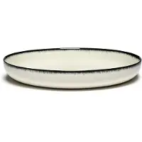 Serax Dé Diep Bord XL | White|Black Variation A