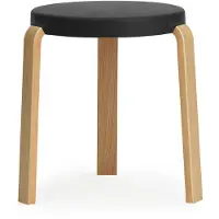 Normann Copenhagen Kruk Tap Stool Oak Black