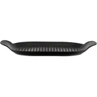 Alessi Grillpan Edo Cast Iron Black 40 x 24,5 cm
