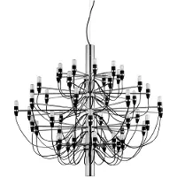Flos 2097 Sarfatti kroonluchter LED Chroom 50 lampen