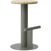 Normann Copenhagen Barstoel Pole Barstool 65 cm Pine/Grey