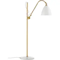 Gubi Bestlite BL3 Vloerlamp Brass|Matt White | Medium
