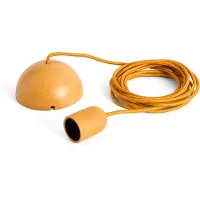 HAY Hanglamp Common, dimbaar, geel / oranje, Woon-/ Eetkamer, Kunststof, hanglamp