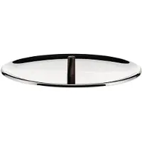 Alessi edo Deksel met knop 20 staalbruin
