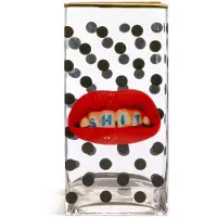 Seletti Toiletpaper Glazen Vaas 30 cm Shit Pois