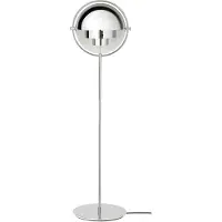 Gubi Multi-Lite vloerlamp Chroom-chroom