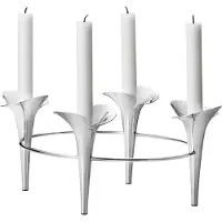 Georg Jensen Kaarshouder Bloom Botanica Taper RVS