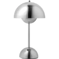 &tradition Tafellampe &Tradition, Flowerpot VP9, dimbare, Metallic, Woonkamer, Kunststof, Designer