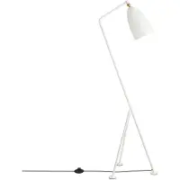 Gubi Gräshoppa vloerlamp glanzend Alabaster white