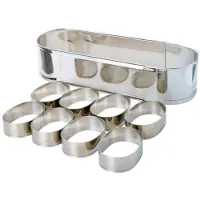 FLOKOO Sloffenring - Verstelbaar Bakframe - RVS - 27 - 40 cm