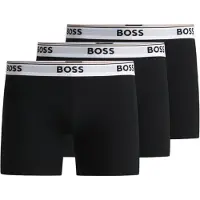 BOSS Boxershorts 'Power' lichtgrijs / zwart / wit