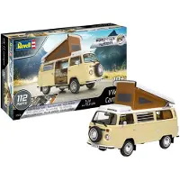 Revell Modelbouwpakket Auto - 07676 Volkswagen VW T2 Camper Bus - Easy Click System Plastic - 1:24 - Modelbouw