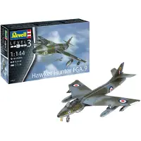Revell 1/144 Hawker Hunter FGA.9 model-set