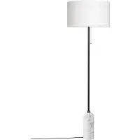 Gubi Vloerlampe , dimbare, Grijs, Woonkamer, Marmer