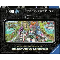 Ravensburger Politie Achtervolging Puzzel (Rearview Mirror) (1000 stukjes)