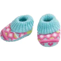 Heless Poppensloffen Blauw/roze 35-45 Cm
