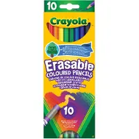 Crayola kleurpotloden uitwisbaar, 10st.
