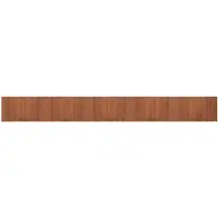 vidaXL Vloerkleed rechthoekig 60x500 cm bamboe bruin