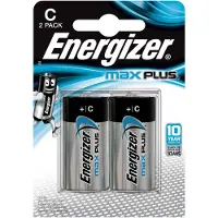 Energizer Batterij Max Plus C 8000 mAh Alkaline 1.5 V 2 Stuks