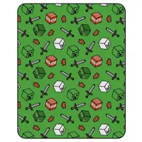 Mojang studios Flanel Deken Minecraft, 110x150cm