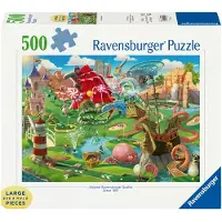 Ravensburger Putt Putt Paradise 500 stukjes groot formaat legpuzzel voor volwassenen - 12001002 - Gemakkelijk te zien en gemakkelijk vast te houd