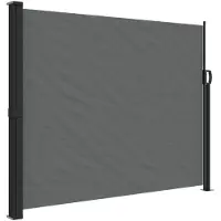 vidaXL Uitschuifbaar zijluifel antraciet 160x300 cm