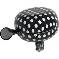 New Looxs ding dong bel 80mm polka dot black