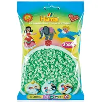 Hama strijkkralen - pastel mint (98), 3000st.