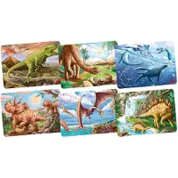 Goki Houten Legpuzzel Dinosaurus, 24st.