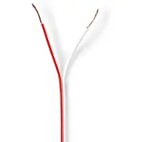 Nedis Luidspreker kabel (CCA) - 2x 0,50mm² / wit - 100 meter