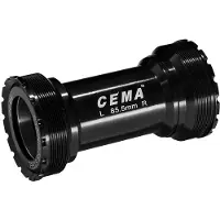 Cema T47 keramische lagerschalen met schroefdraad, Sram Dub, zilver, 85,5 mm