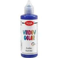 Creativ Company Window color sticker en glasverf - azure, 90ml