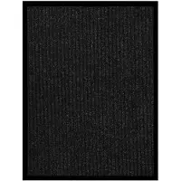 vidaXL Deurmat 60x80 cm gestreept antracietkleurig