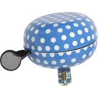 New Looxs ding dong bel 80mm polka dot blue