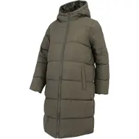 Mamalicious Wintermantel 'MLURSA' donkergrijs / donkergroen