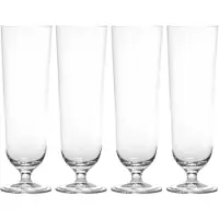 Orrefors Beer Pils 45 Cl 4 Pcs - Bierglazen Glas Clear - 6312003