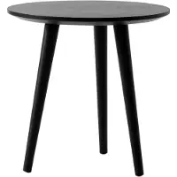 &tradition In Between salontafel SK13 Ø48 cm Black lacquered oak