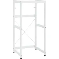 vidaXL Badkamer wastafelonderkast, wit, 40x38x83 cm, ijzer