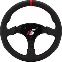 Simagic P-330R Stuur zonder naaf, 330 mm - Leder, Controller