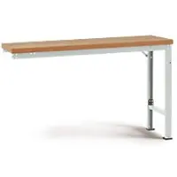 Manuflex aanbouw-werkbank Profi speciaal, tafelblad multiplex, 1750 x 700 mm, lichtgrijs