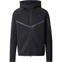 Nike Sweatvest 'Tech Fleece' donkergrijs / zwart