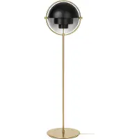 Gubi Multi-Lite vloerlamp Messing-zwart