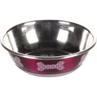 Flamingo Hondenvoerbak Selecta Bone Roze - Roze - 300 ml