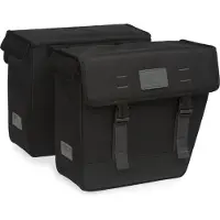 New Looxs Origin Double Hybride Dubbele Fietstas - 33 liter - Zwart