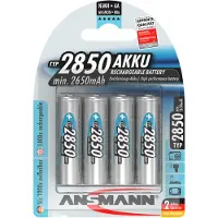 Ansmann Oplaadbare AA / HR6 Ni-MH Batterijen (4 stuks, min. 2650 mAh)