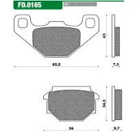 Newfren rembokset fd0165 sv, sport